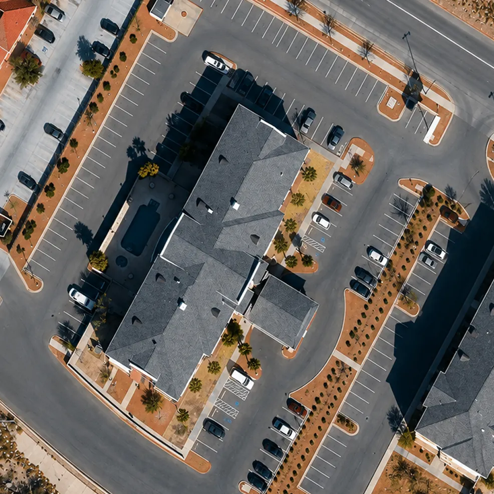 Satellite roof image